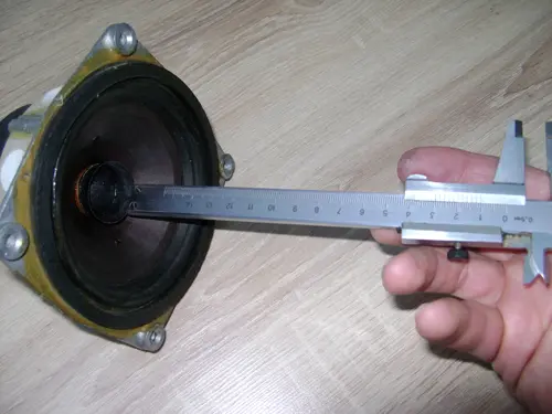Формирования рупора головки динамической 25ГДН-1-4 – измерение высоты стенки