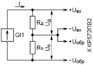 Логометрический метод измерения сопротивления резистивного датчика температуры
