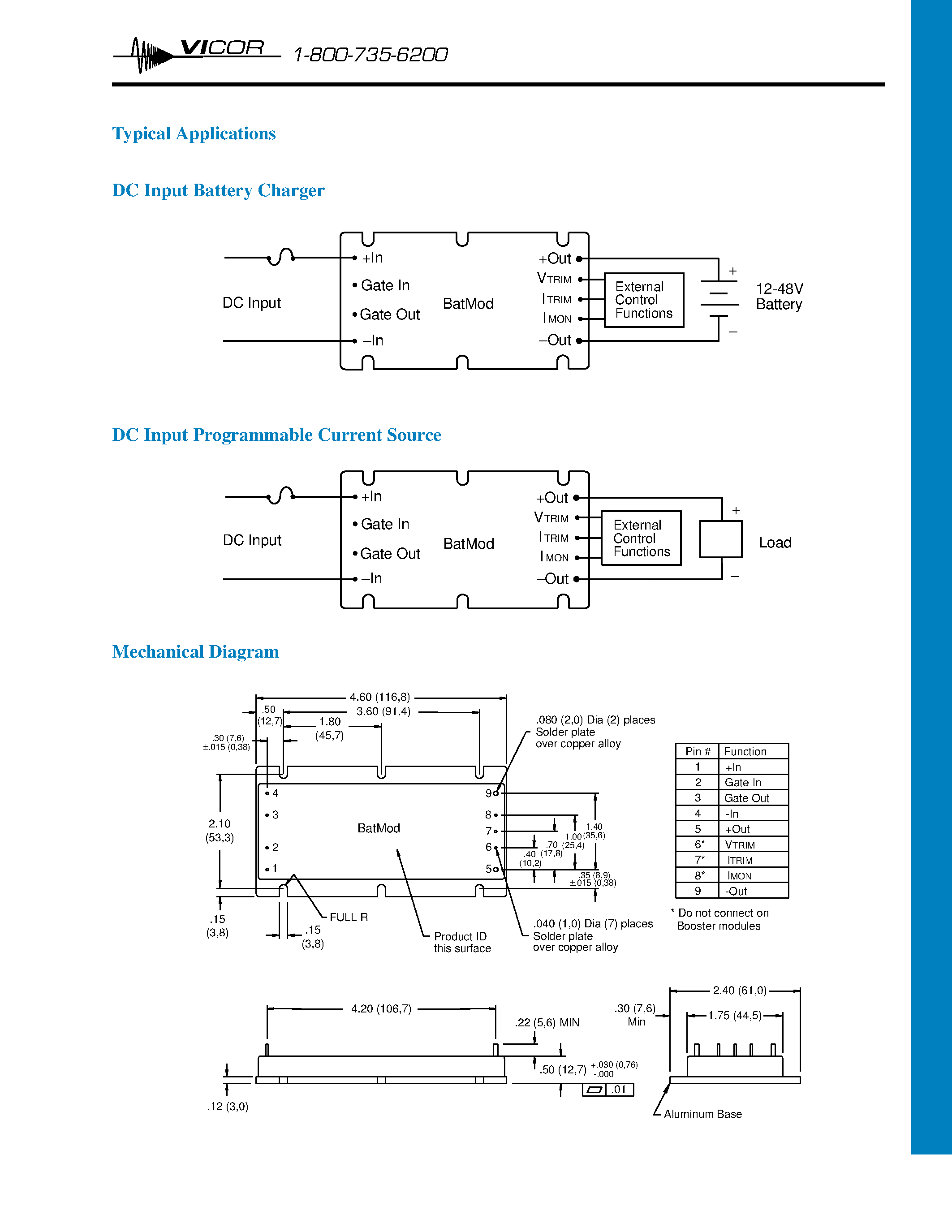 Datasheet BATMOD - Battery Charger Current Source Modules page 2