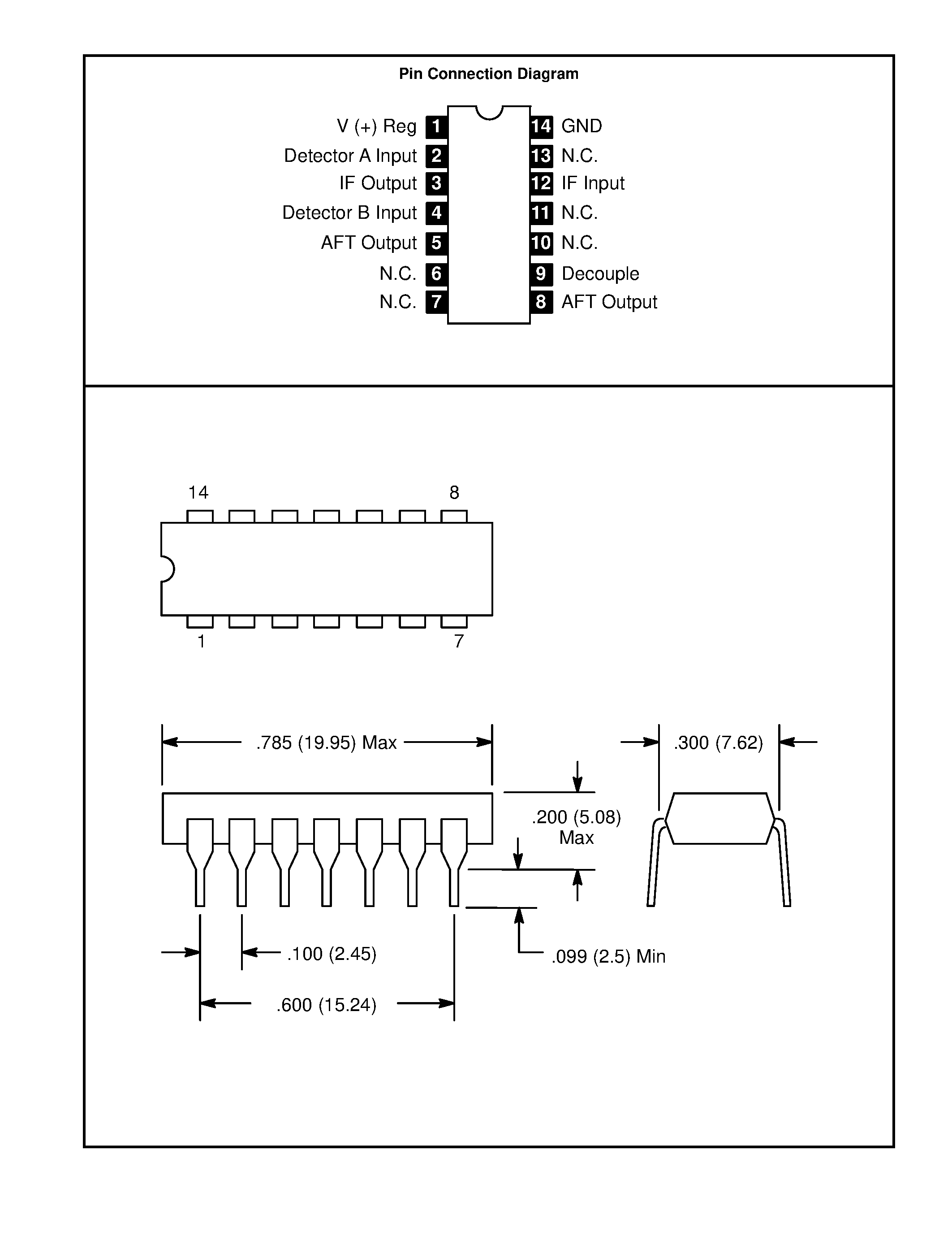 Datasheet NTE783 - Integrated Circuit Automatic Fine-Tuning Detector page 2