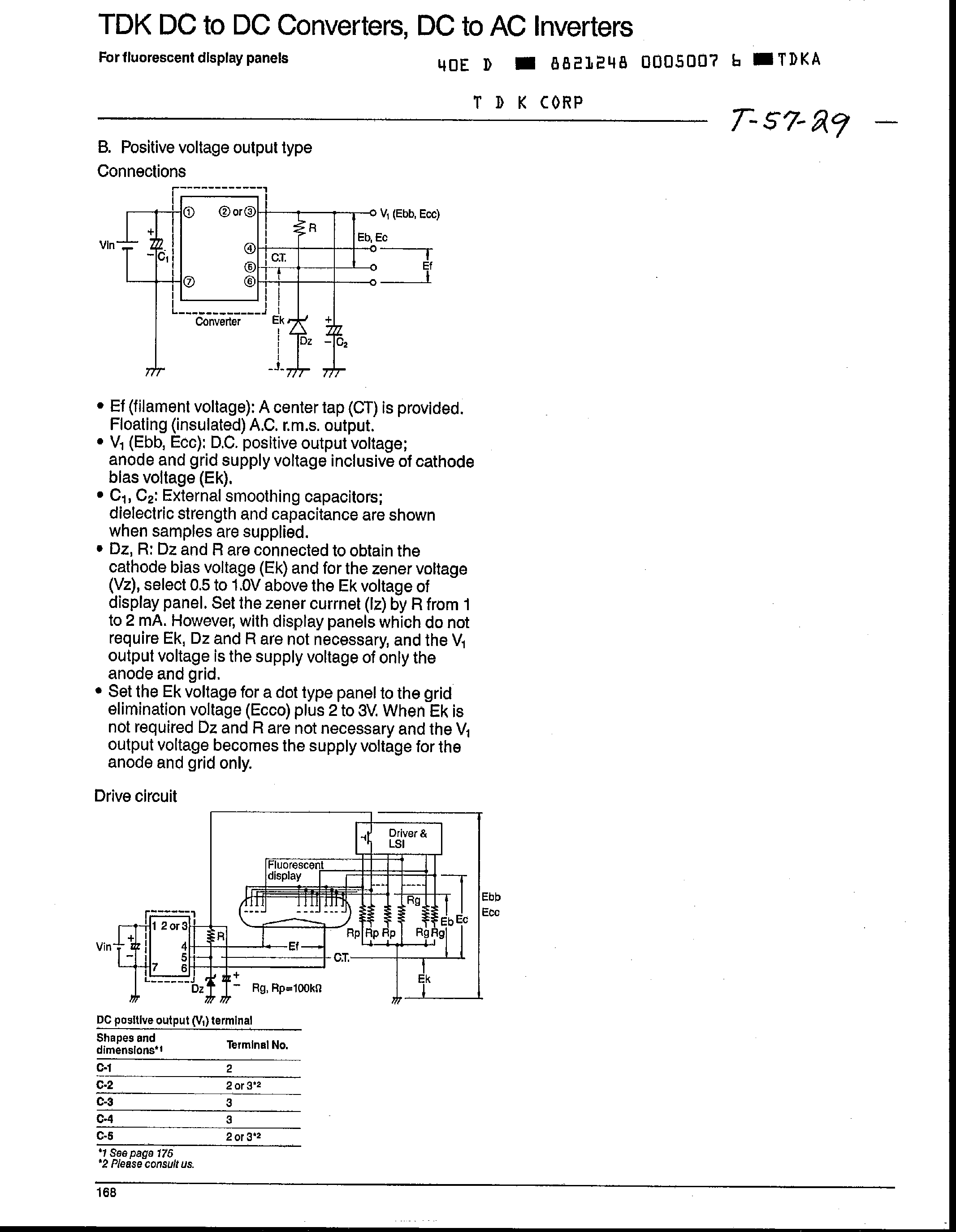 Datasheet CD1863 - DC to DC Converters / DC to AC Inverters page 2