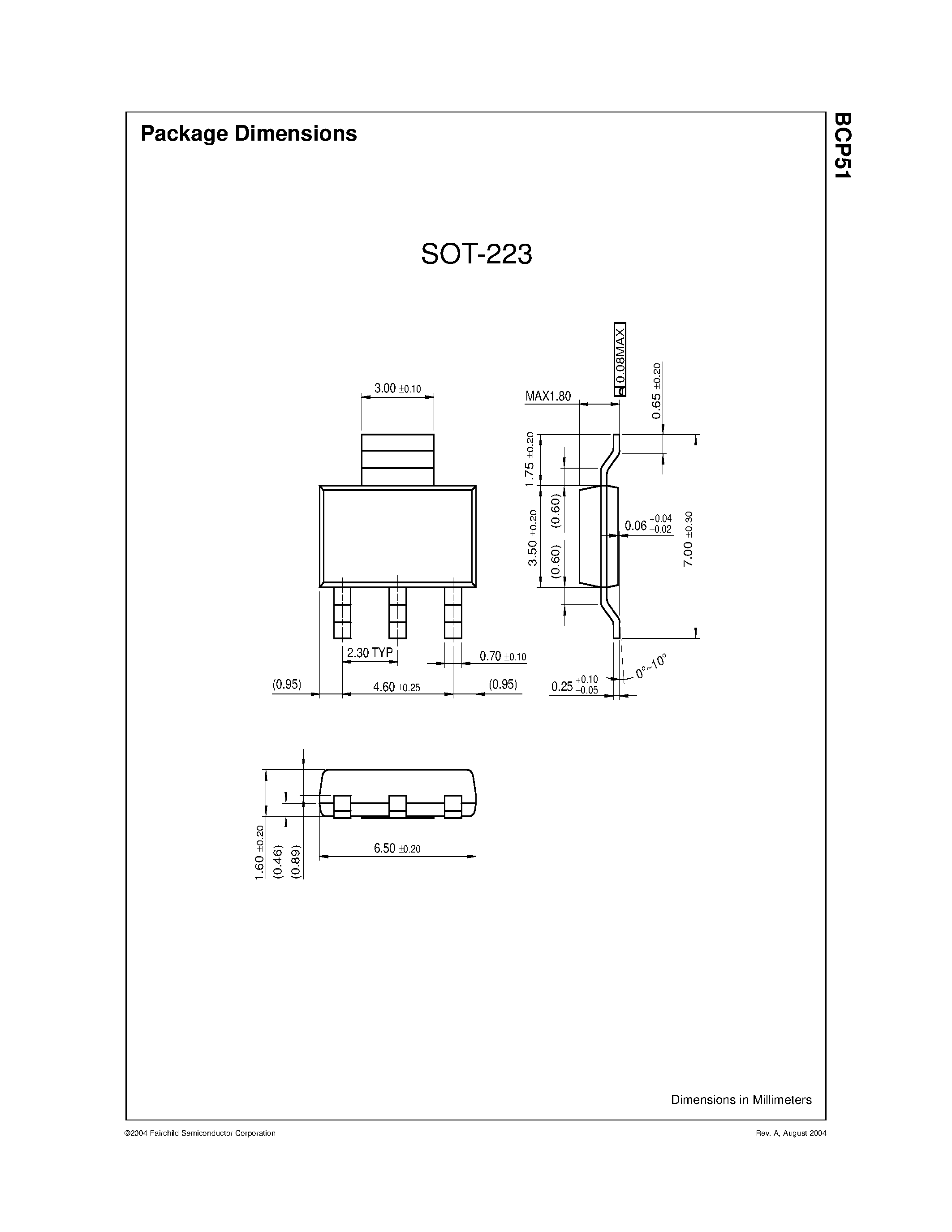 Datasheet BCP51 - PNP General Purpose Amplifier page 2