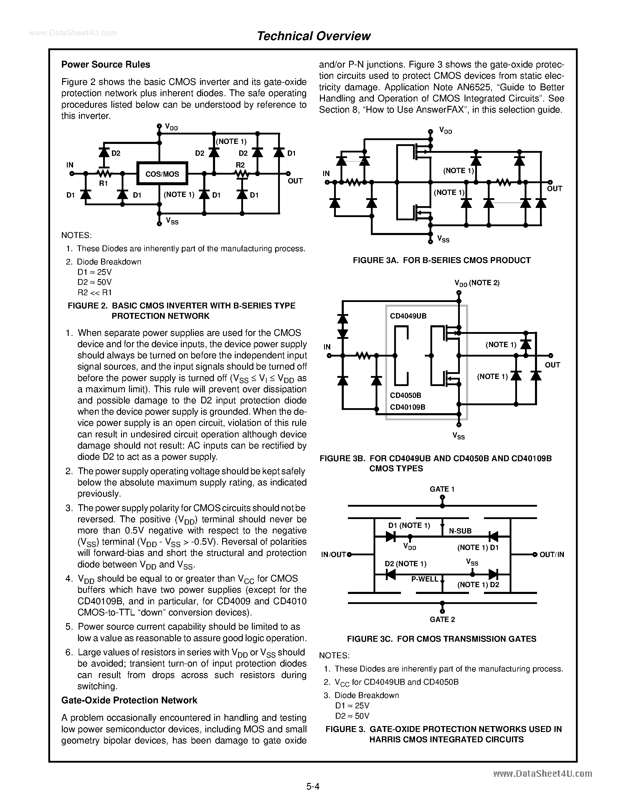 Datasheet CD4096B - (CD4000B Series) Technical Overview page 2