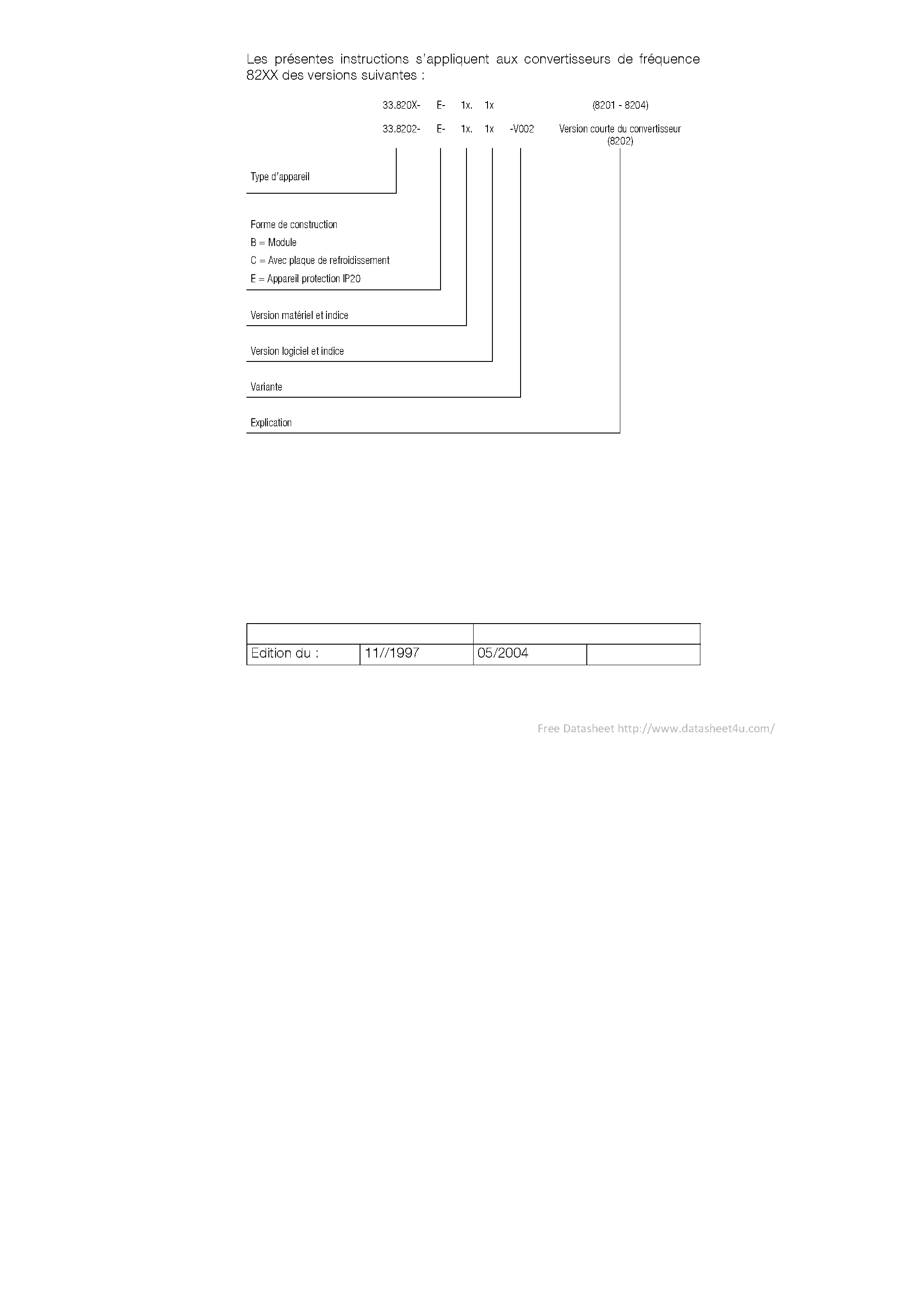 Datasheet EVF8201-E - page 2