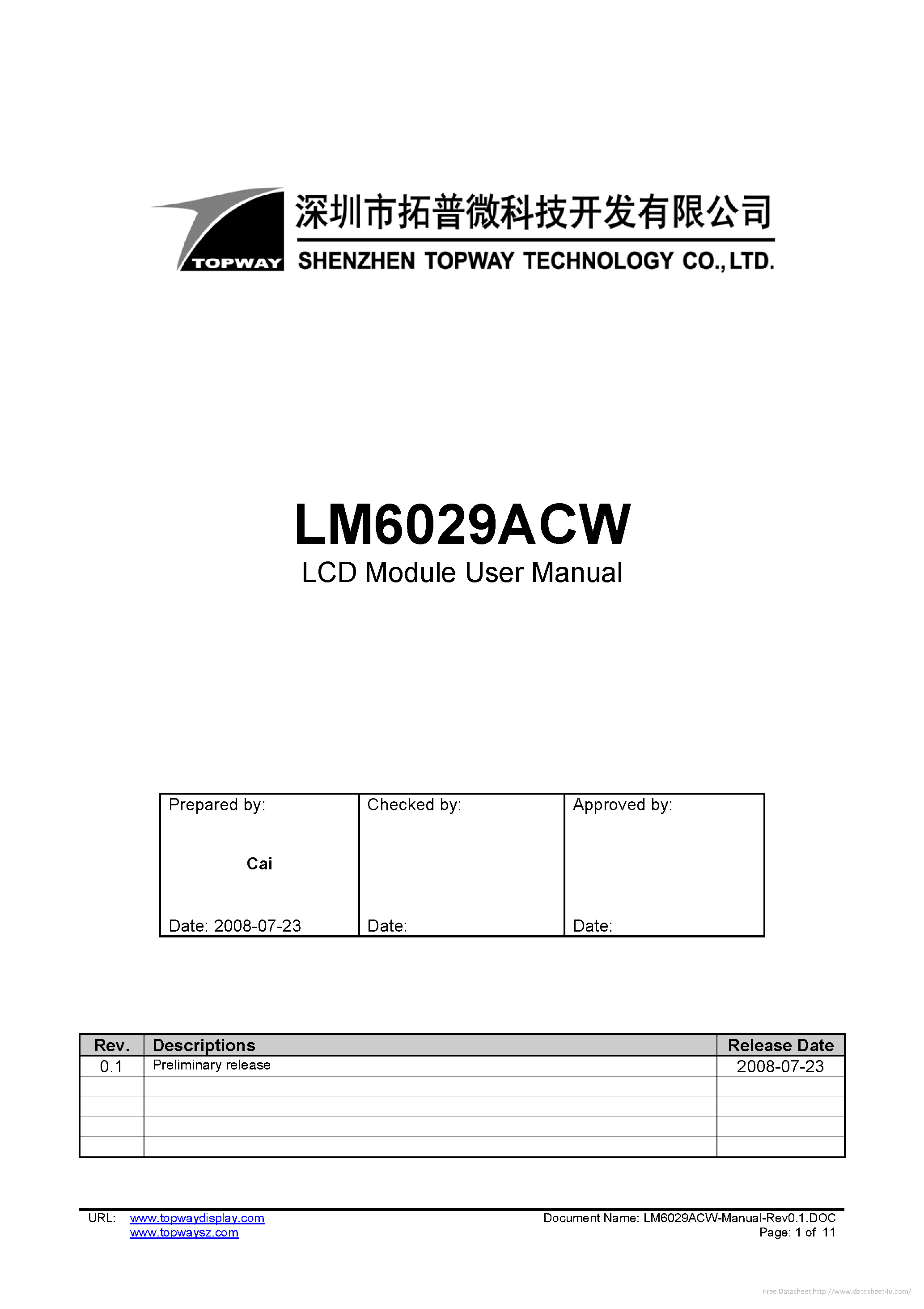 Даташит LM6029ACW - страница 1