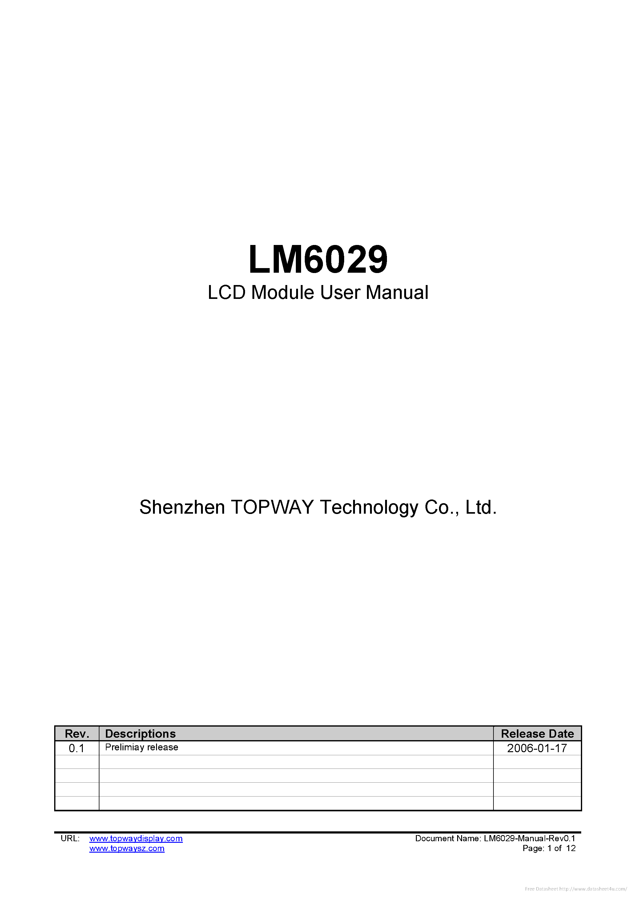 Даташит LM6029 - страница 1