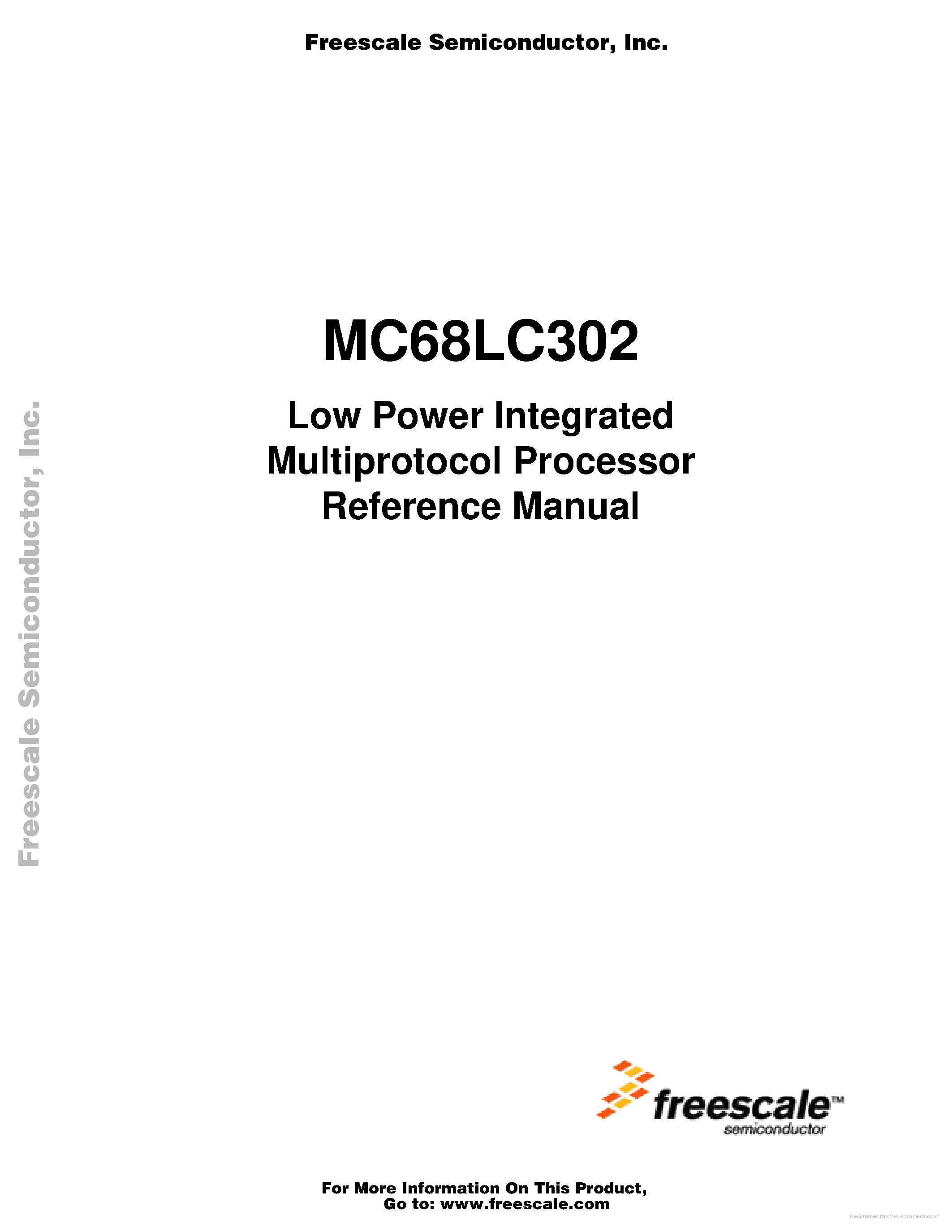 Datasheet MC68LC302 - page 1