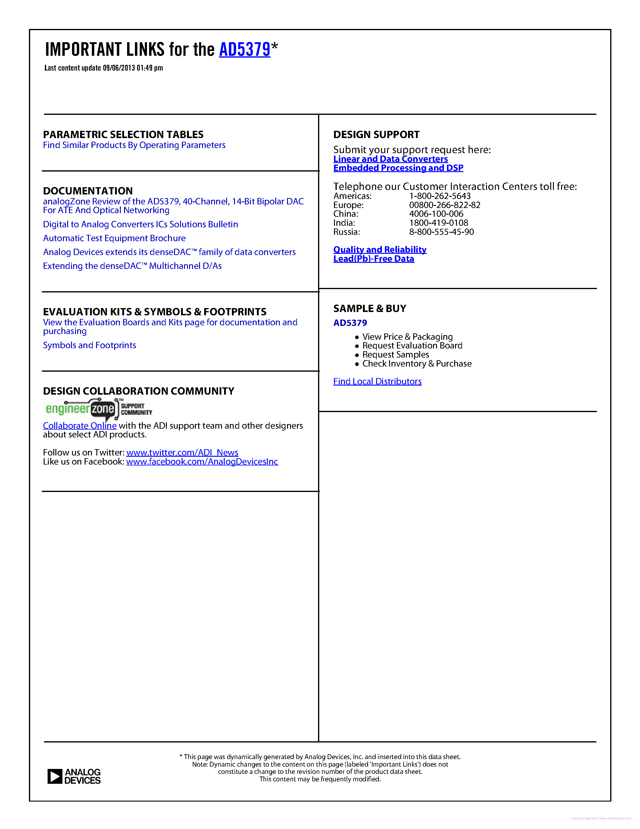 Datasheet AD5379 - page 2