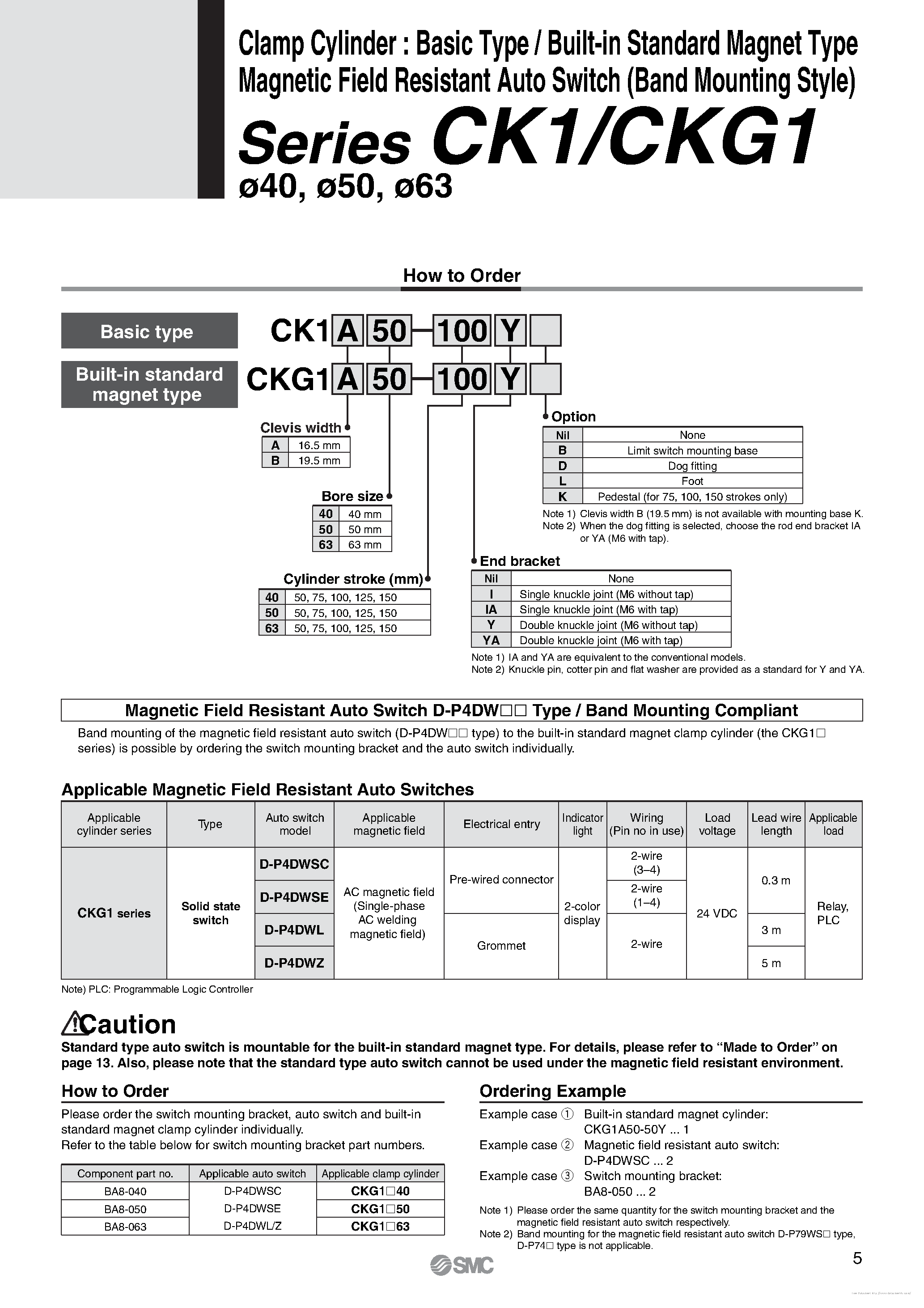 Datasheet D-P4DWxx - page 1