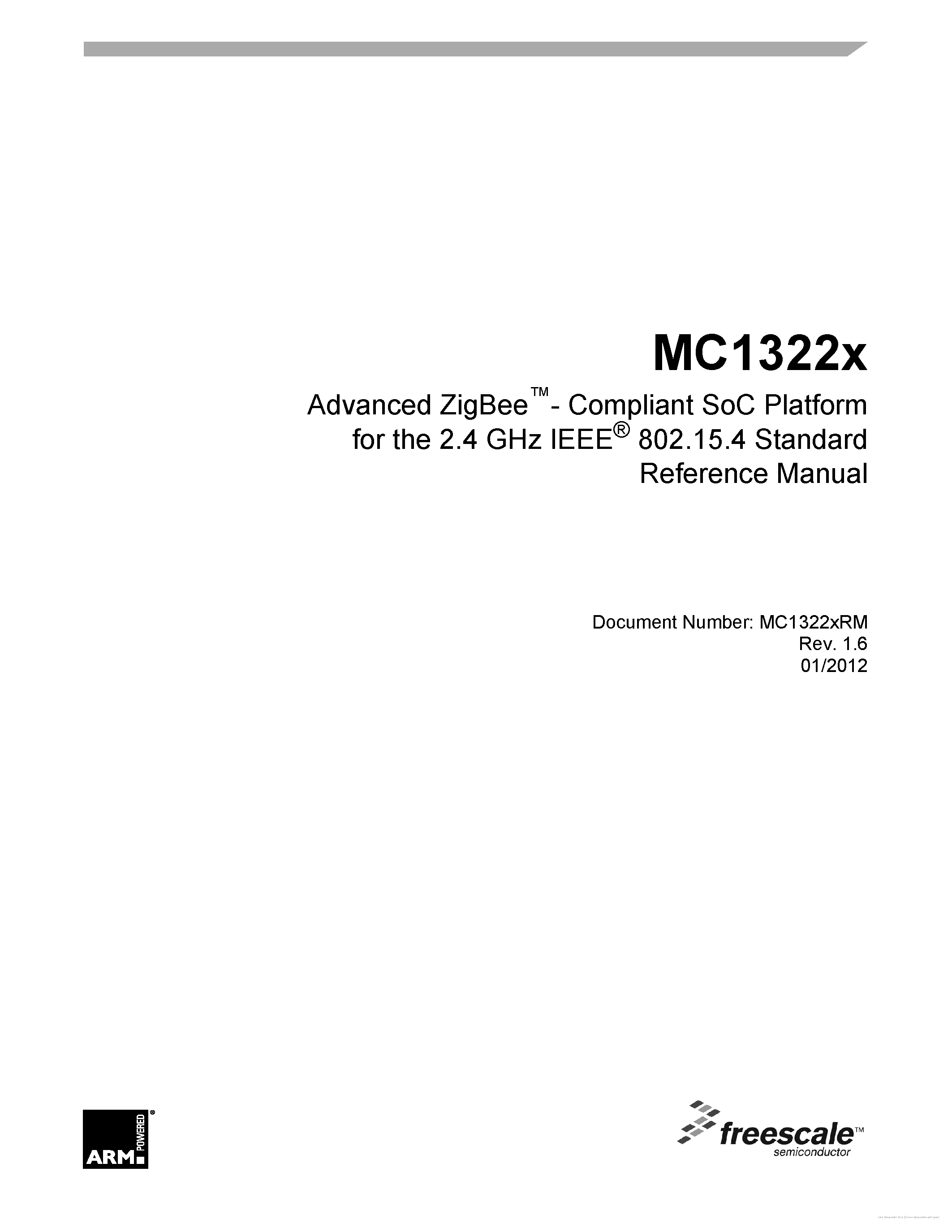 Datasheet MC1322x - page 1