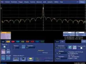 Измерения частоты и уровня первой гармоники синусоидального сигнала в режиме БПФ для ЦЗО класса «high-end»