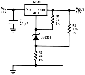 Десятивольтовый регулятор с высокой стабильностью