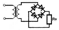 Однофазный мостовой выпрямитель (схема Греца)