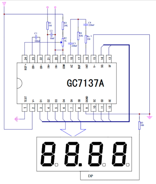Схема включения GC7137AD