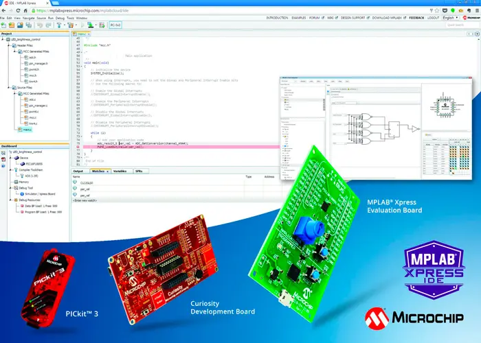 Microchip. MPLAB® Xpress Cloud-based Integrated Development Environment (IDE)