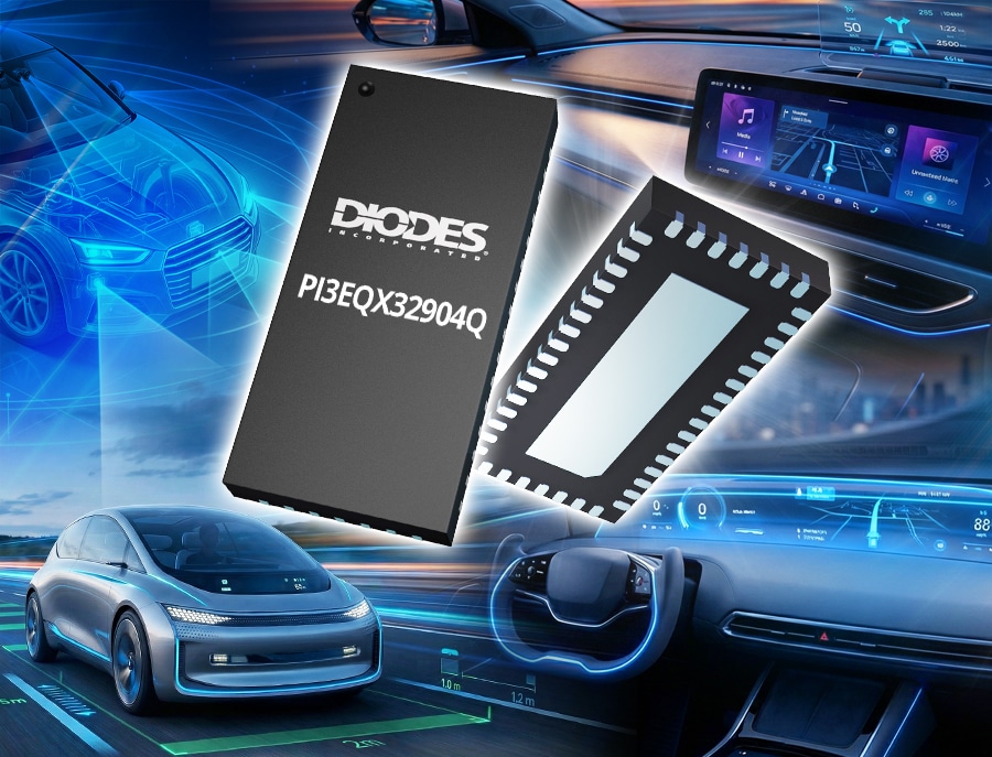 Diodes 32Gbps ReDriver for smart cockpits