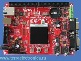 LPC-2378STK – отладочная плата фирмы Olimex для микроконтроллера LPC2378 ARM7TDMI-S