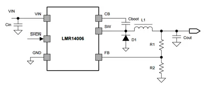 Схема включения LMR14006