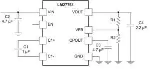 Типовая схема включения LM27761