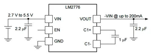 Схема включения LM2776