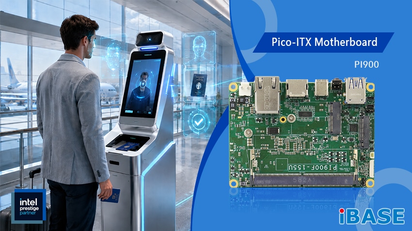 IBASE PI900 Pico-ITX AI edge board