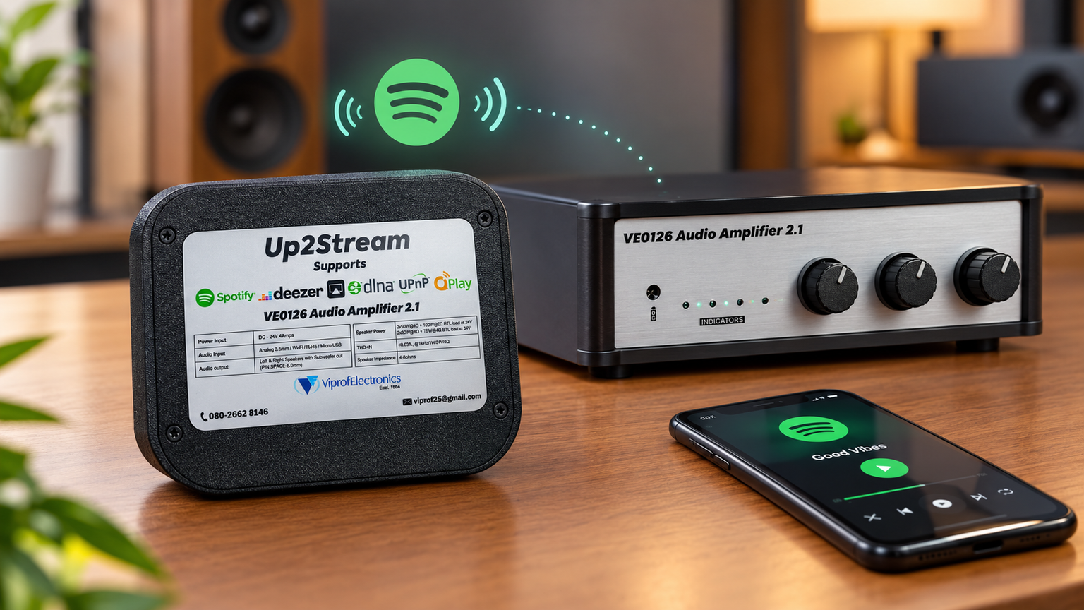 Viprof Electronics VE0126 Up2Stream interface