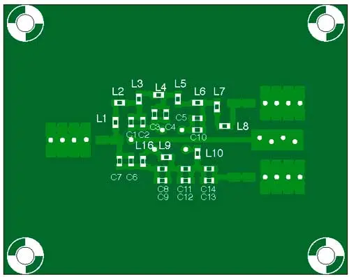 EAGLE layout for the circuit in Figure 6 EAGLE layout for the circuit in Figure 6