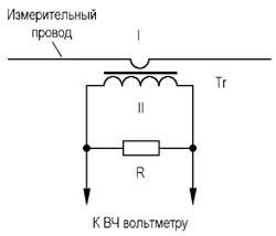 Схема токового трансформатора