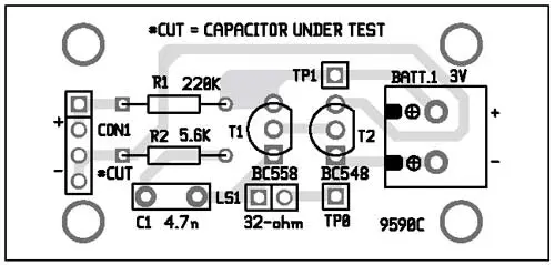 Component layout of the PCB Component layout of the PCB