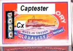 Capacitor tester in matchbox Capacitor tester in matchbox