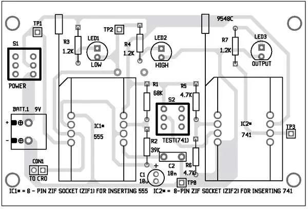 Component layout for the PCB Component layout for the PCB