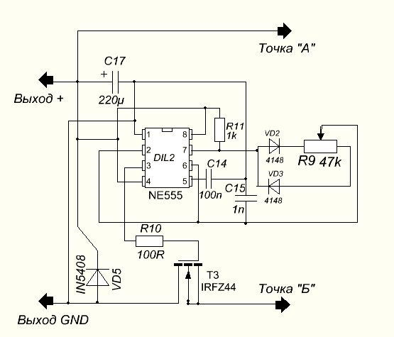Схема самодельного аналога недорогого заводского зарядного устройства аккумулятора