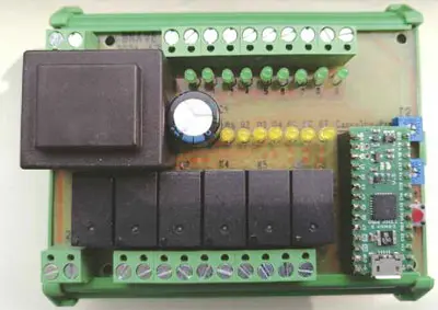 Рабочий вариант контроллера для установки на DIN-рейку