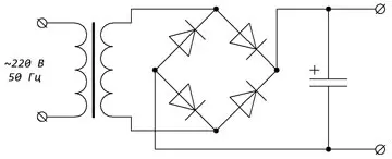 Схема электрическая принципиальная выпрямителя