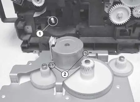 Снятие редуктора и двигателя привода