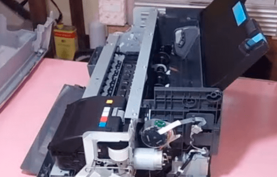 Демонтаж корпуса принтера
