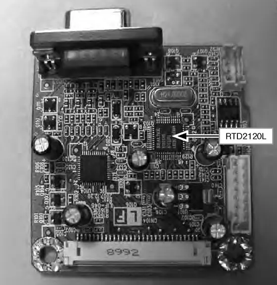 Плата монитора на процессоре RTD2120L (корпус 48-PIN LQFP)