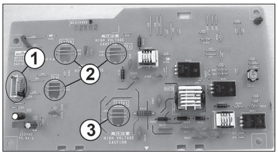 Рис. 4. Плата высоковольтных ИП Ricoh Aficio SP 100SU