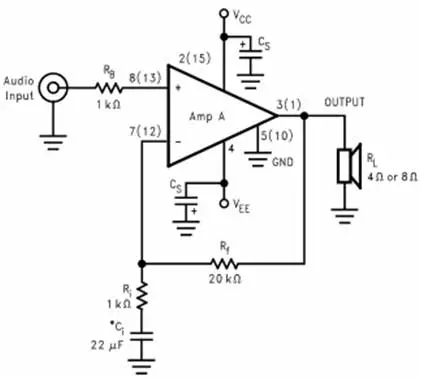 The circuit diagram of this part