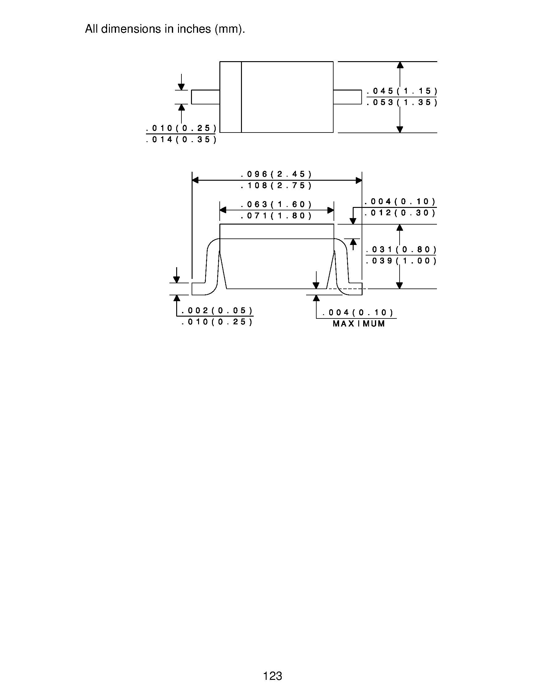 Datasheet CMDSH2-3 page 2 Datasheet CMDSH2-3 - SUPER-MINI SCHOTTKY DIODE HIGH CURRENT - 200mA page 2