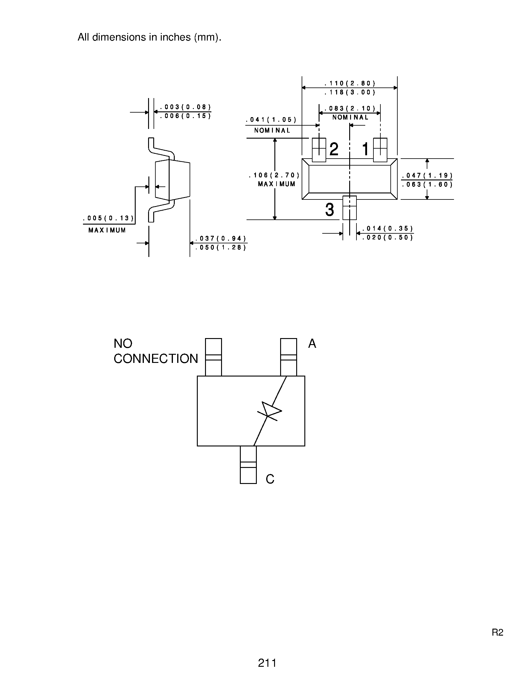 Datasheet CMPZ4620 - 350mW LOW NOISE ZENER DIODE 5% TOLERANCE page 2