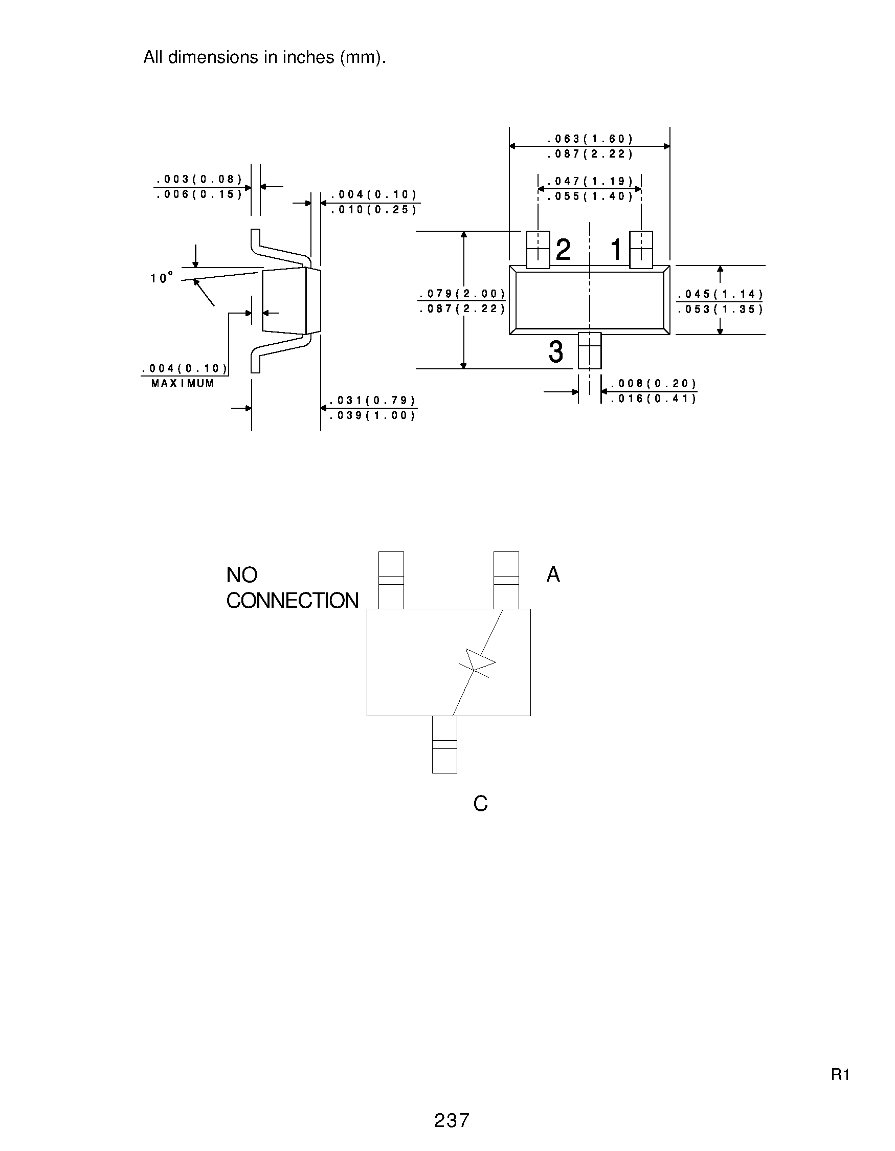 Даташит на микросхему CMSD4448 страница 2 Даташит CMSD4448 - SUPER-MINI HIGH SPEED SWITCHING DIODE страница 2
