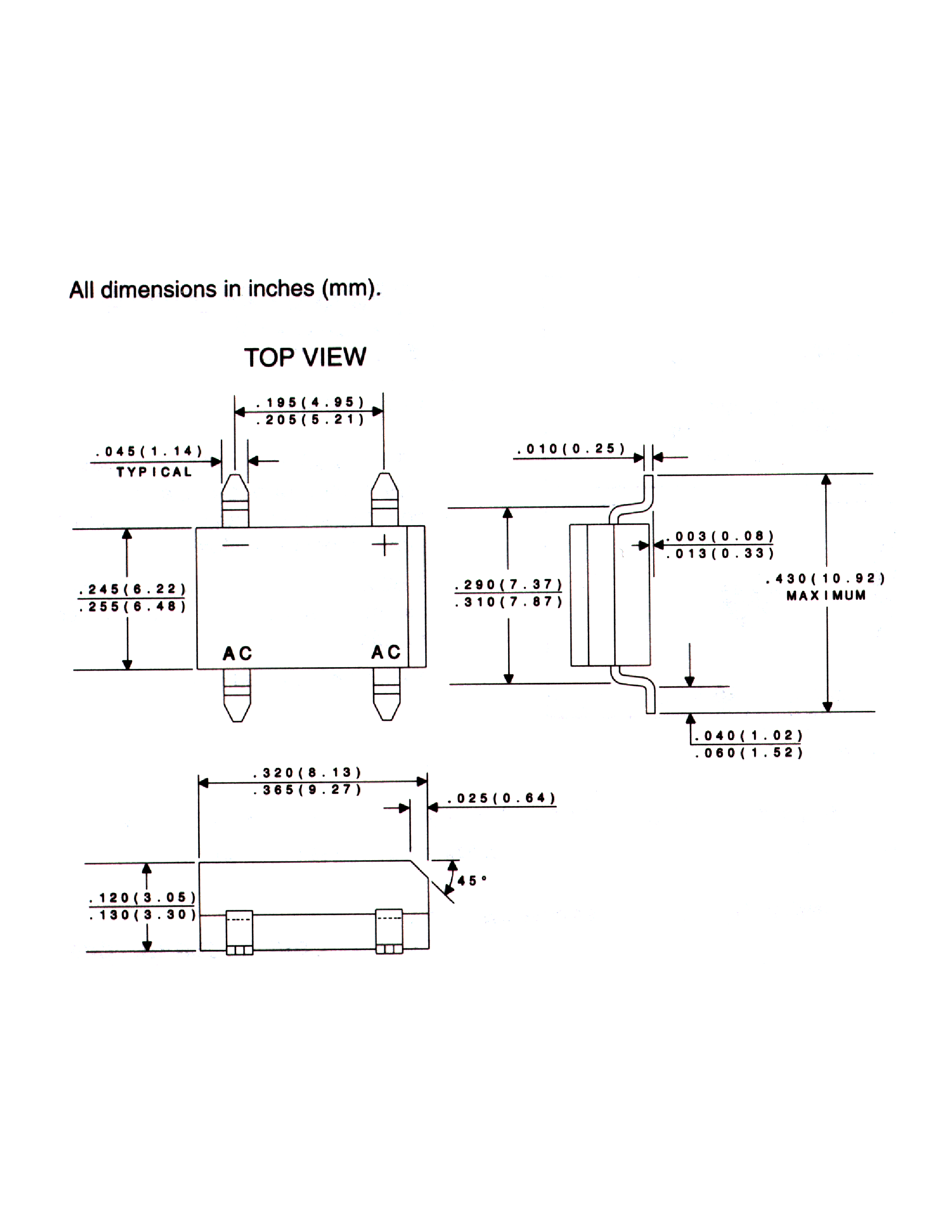 Datasheet CBR1U-D010S page 2 Datasheet CBR1U-D010S - 1.0 AMP ULTRA FAST BRIDGE RECTIFIER page 2