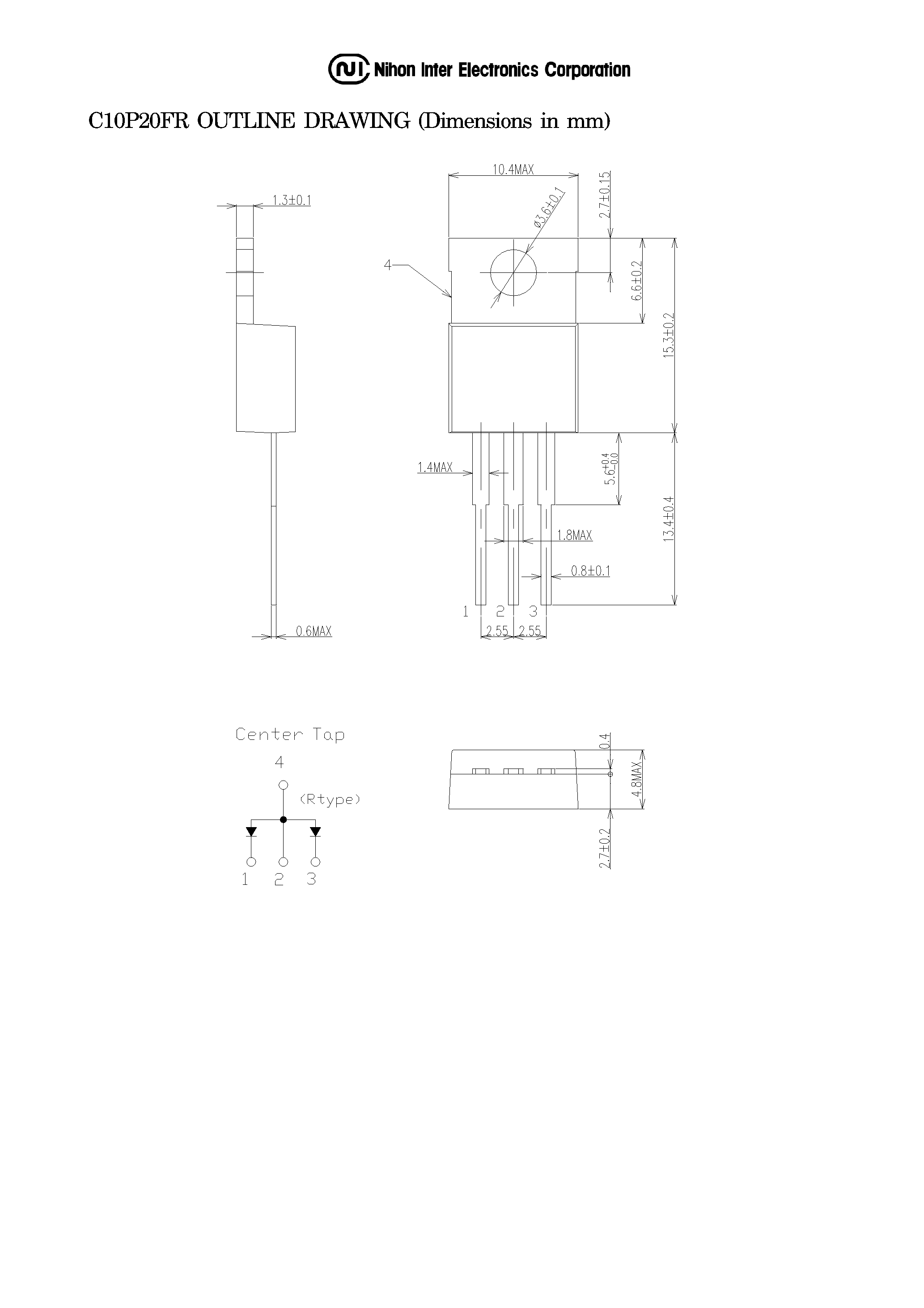 Datasheet C10920FR - FRD DUAL DIODE - ANODE COMMON page 2