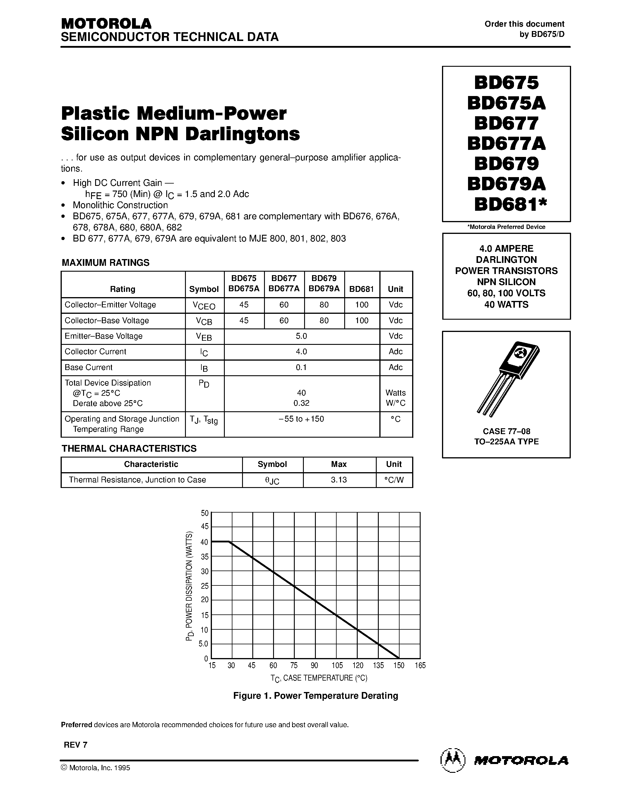 Даташит на микросхему BD67 страница 1 Даташит BD67 - DARLINGTON POWER TRANSISTORS NPN SILICON страница 1