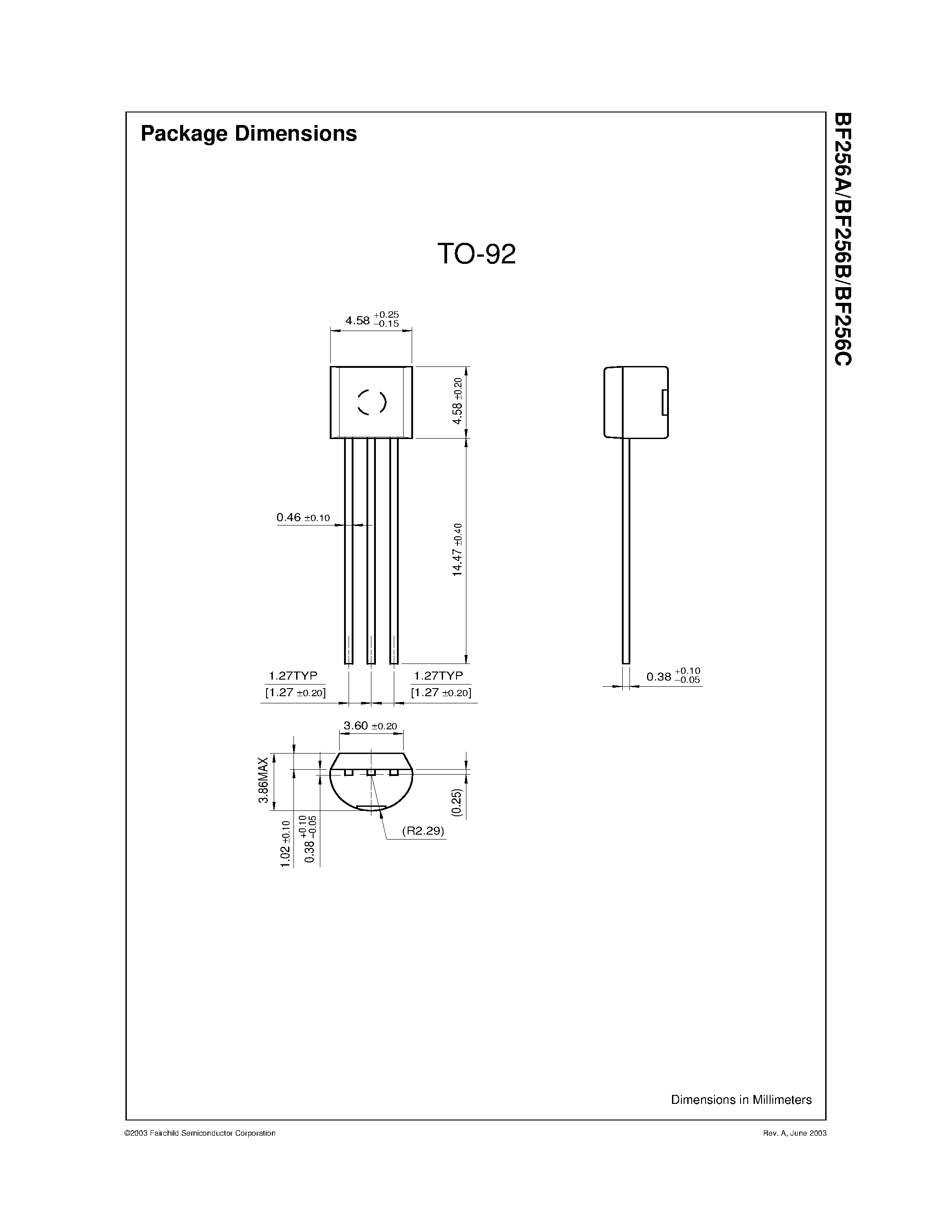 Datasheet BF256C - N-Channel RF Amplifiers page 2