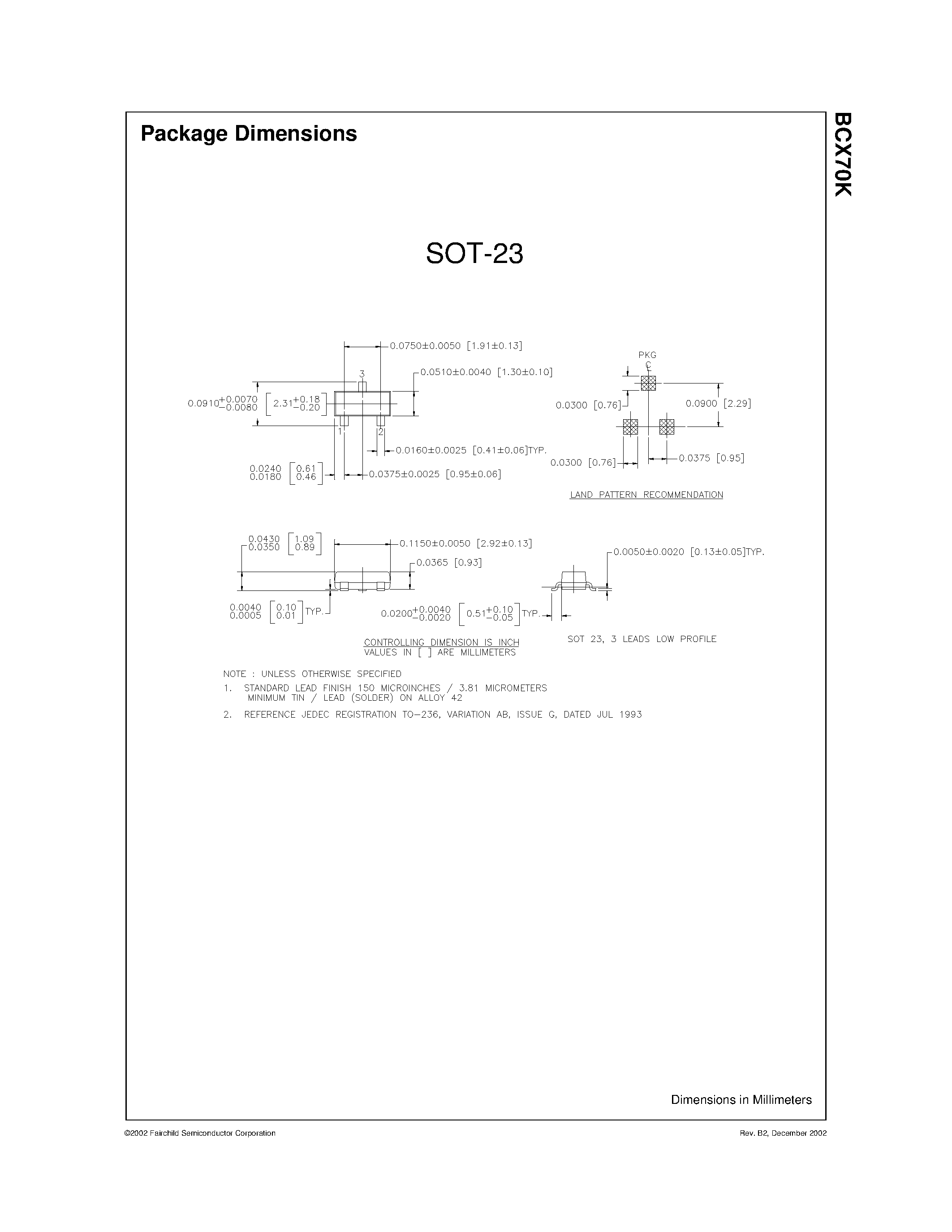 Datasheet BCX70K - NPN Epitaxial Silicon Transistor page 2
