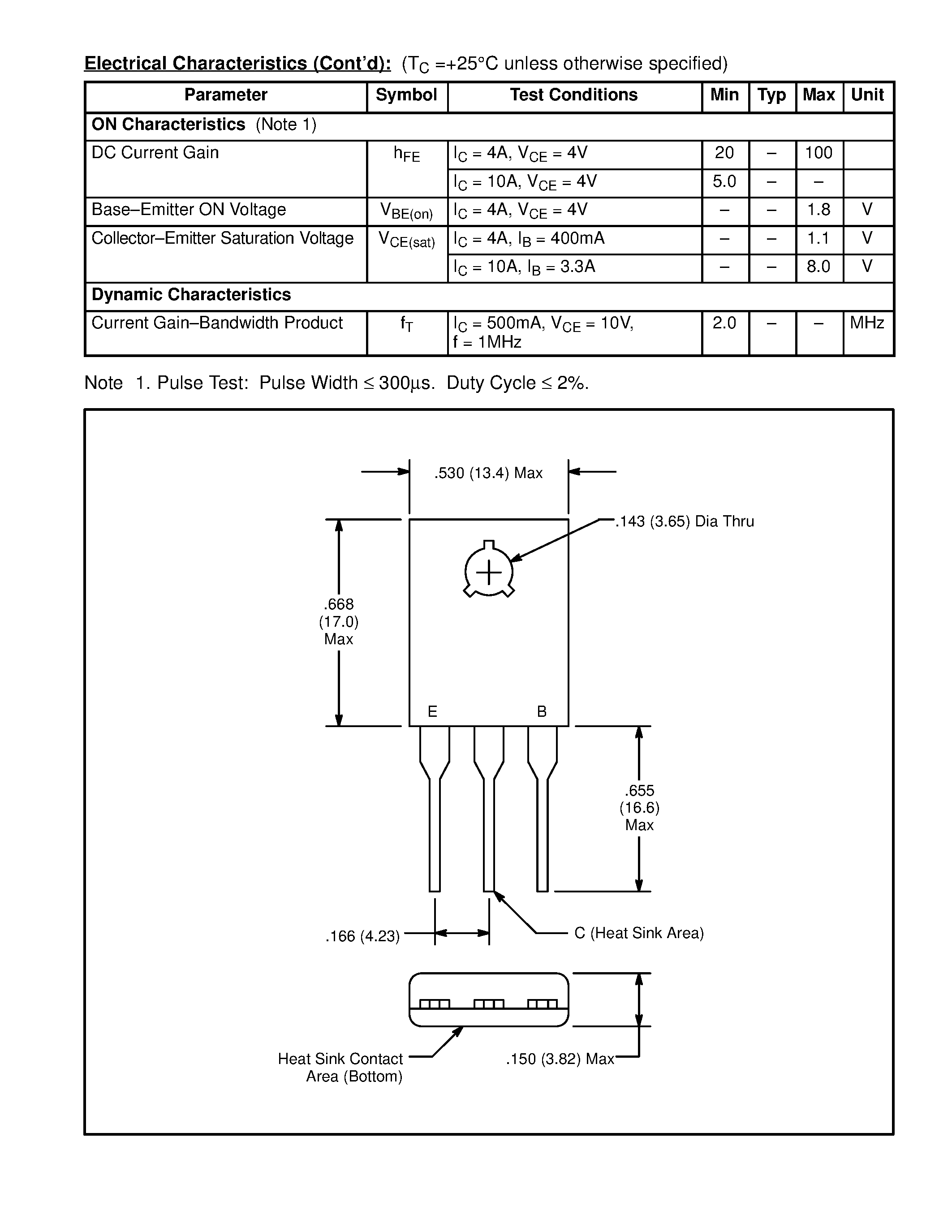 Даташит BD202 - Silicon Complementary Transistors General Purpose Amplifier/ Switch страница 2