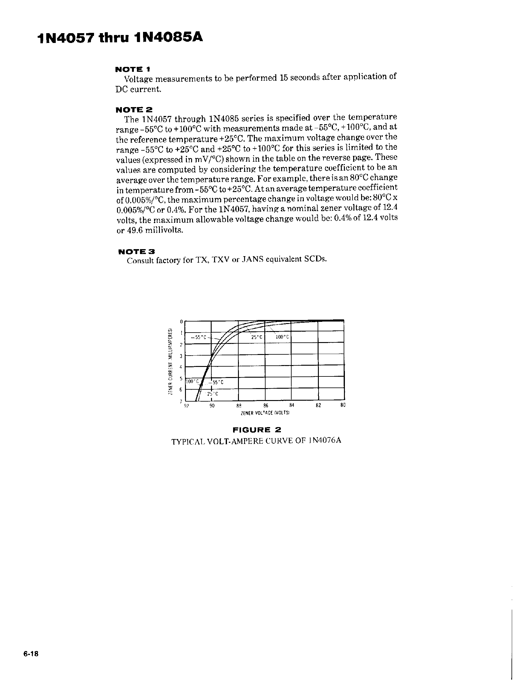Datasheet 1N4063 - HIGH VOLTAGE TEMPERATURE COMPENSATED ZENER DIODES page 2