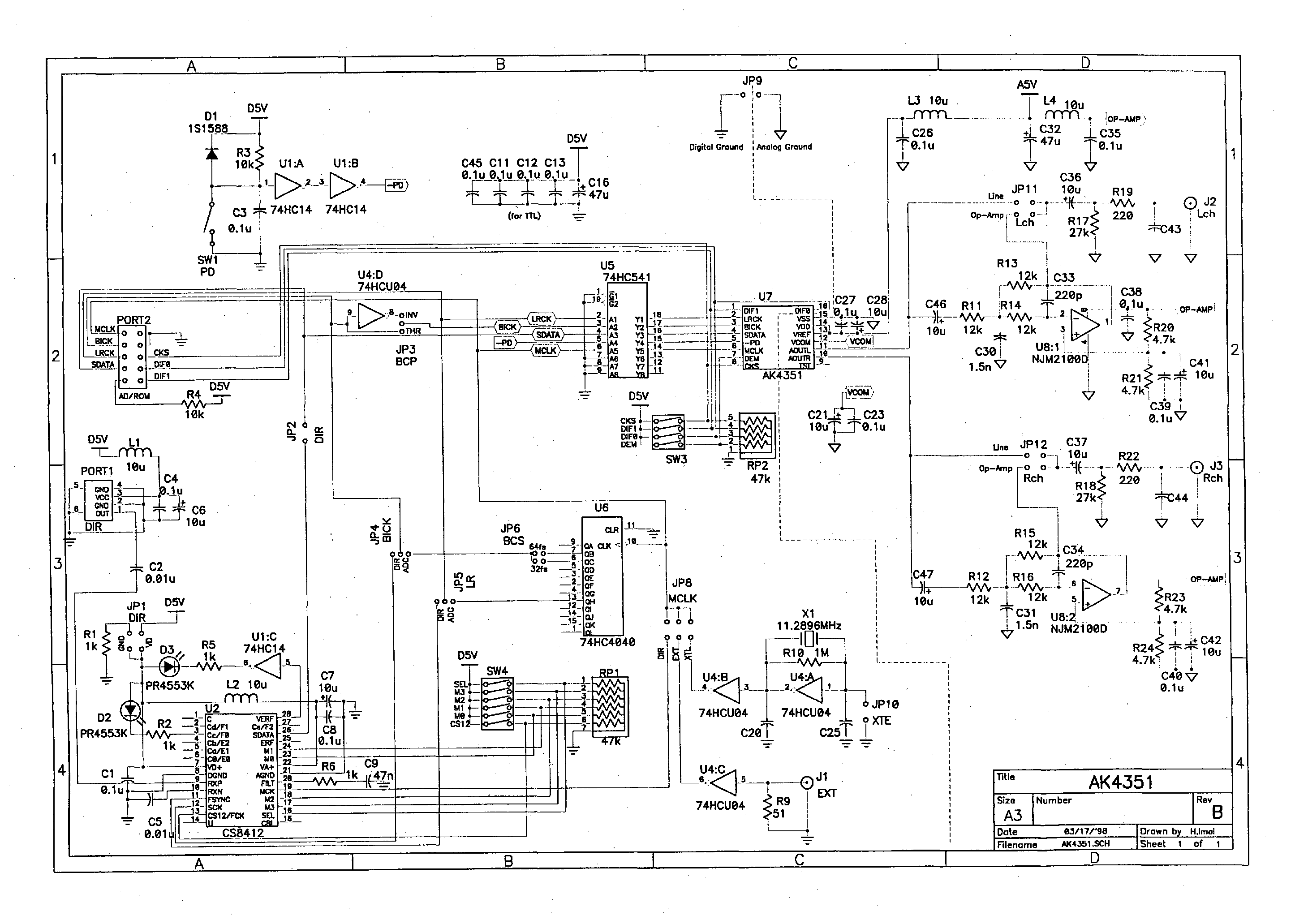 Datasheet AKD4351 - 18 BIT ADVANCED MULTI BIT 2CH DAC page 2